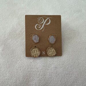 3/$15 or 4/$20 Neutral Stud Earring Set